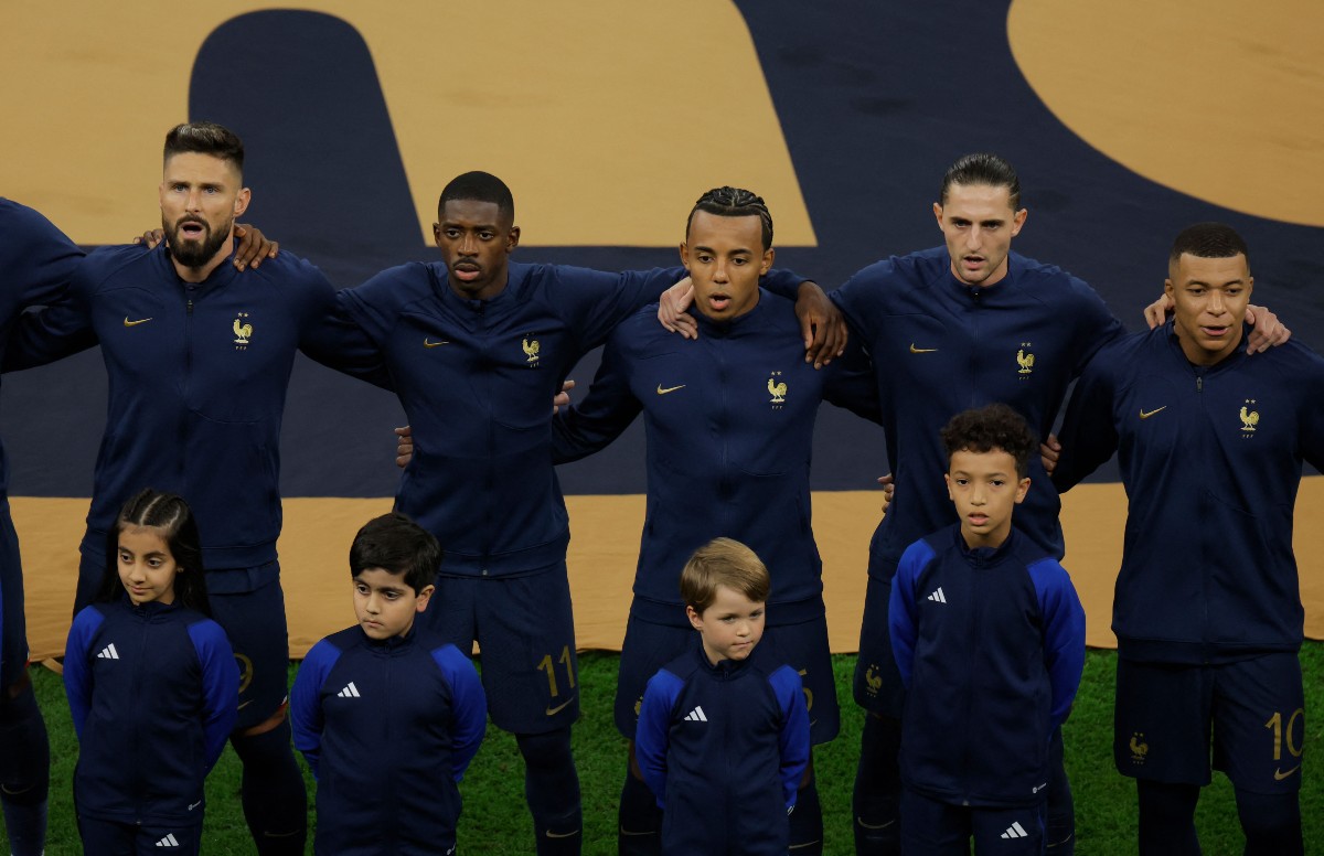 giroud dembele kounde rabiot mbappe