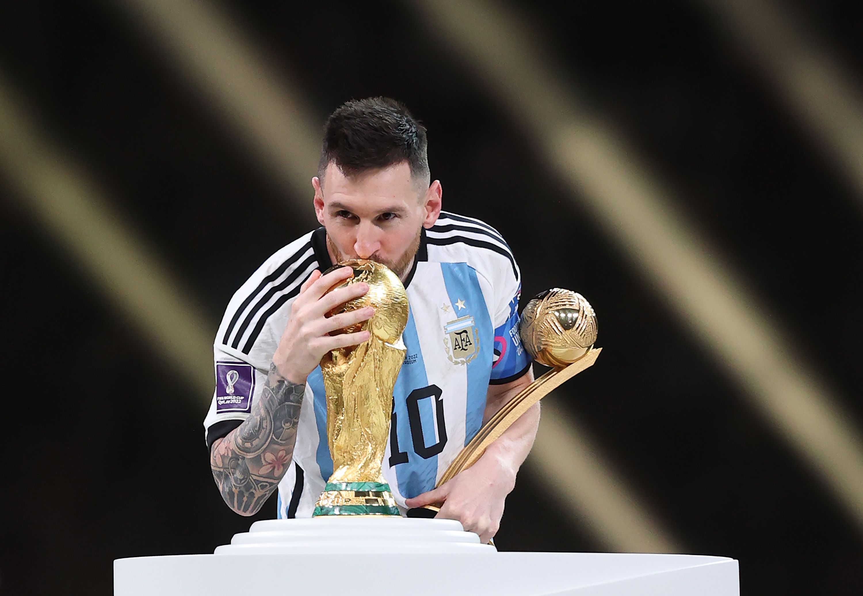 lionel messi world cup trophy Copa America will not be Lionel Messi's final international tournament – Manchester United and Argentina defender Lisandro Martinez claims