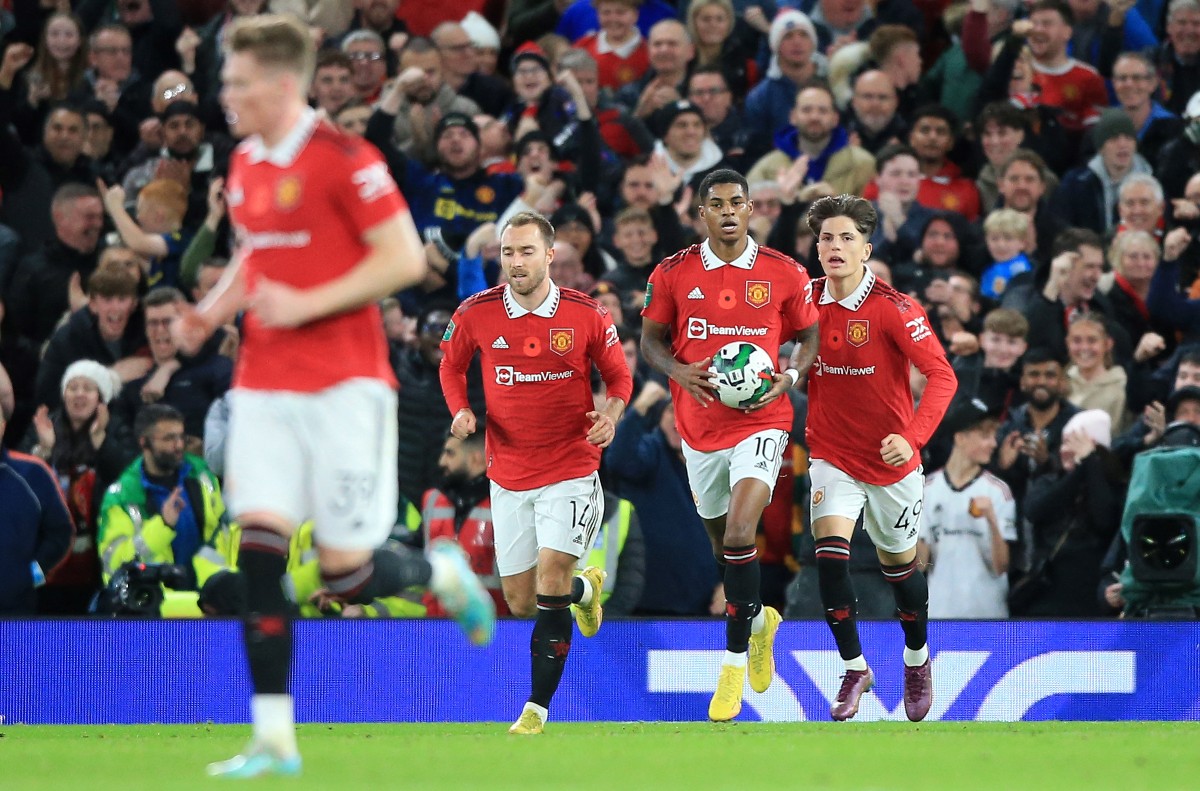 man united mctominay eriksen rashford