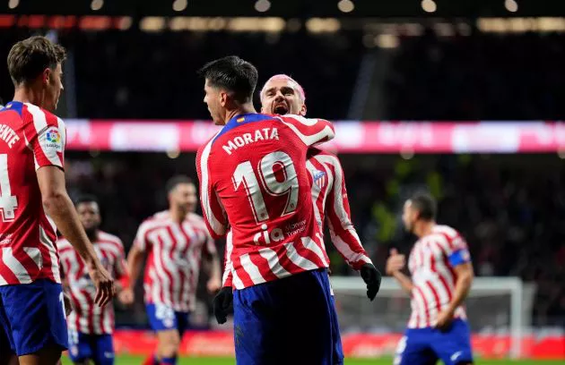 Atletico Madrid Morata Griezmann