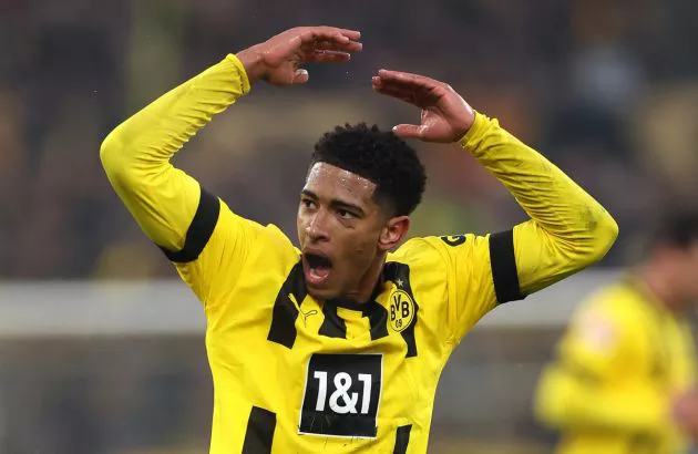 Borussia Dortmund Jude Bellingham celebration