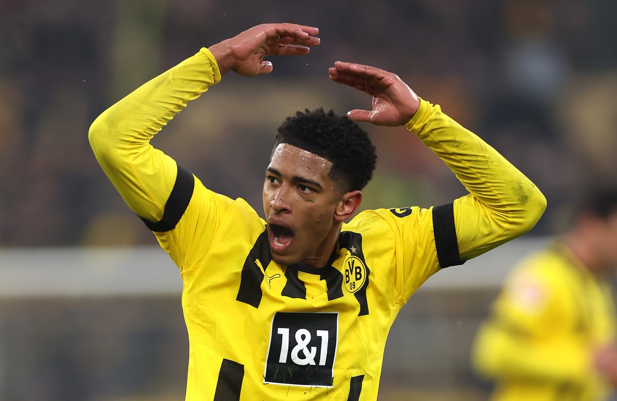 Borussia Dortmund Jude Bellingham celebration