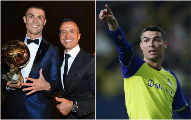 Cristiano Ronaldo Jorge Mendes Al Nassr pic