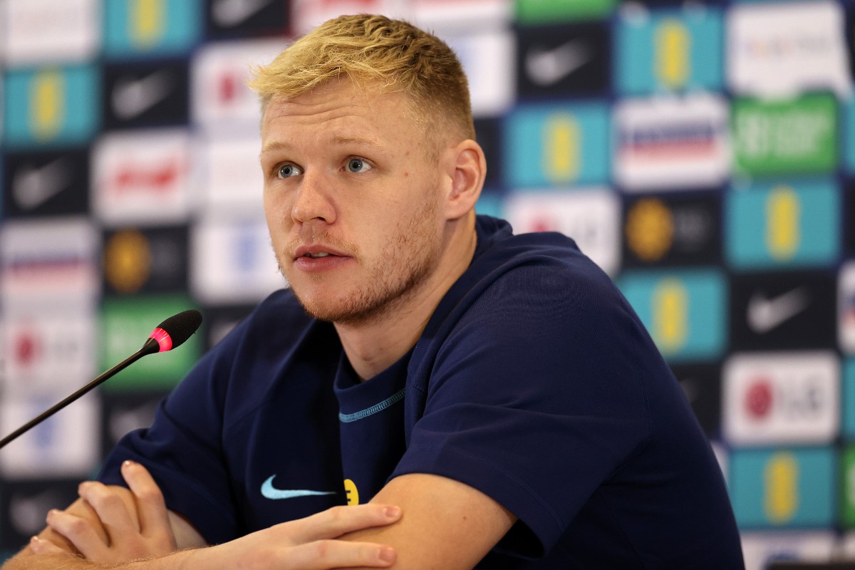 England presser Aaron Ramsdale