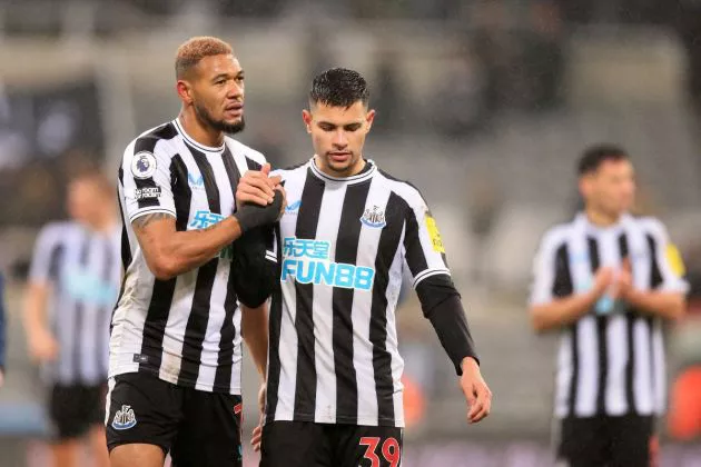 Newcastle Joelinton Bruno Guimaraesv