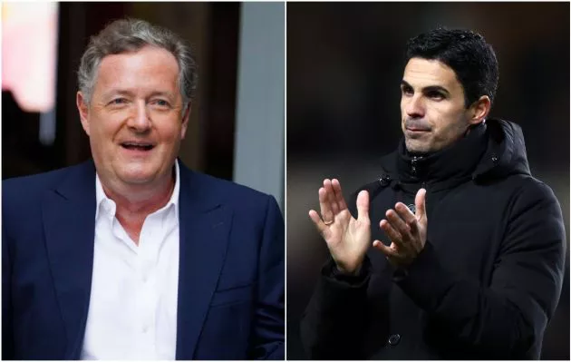 Piers Morgan Arsenal Mikel Arteta