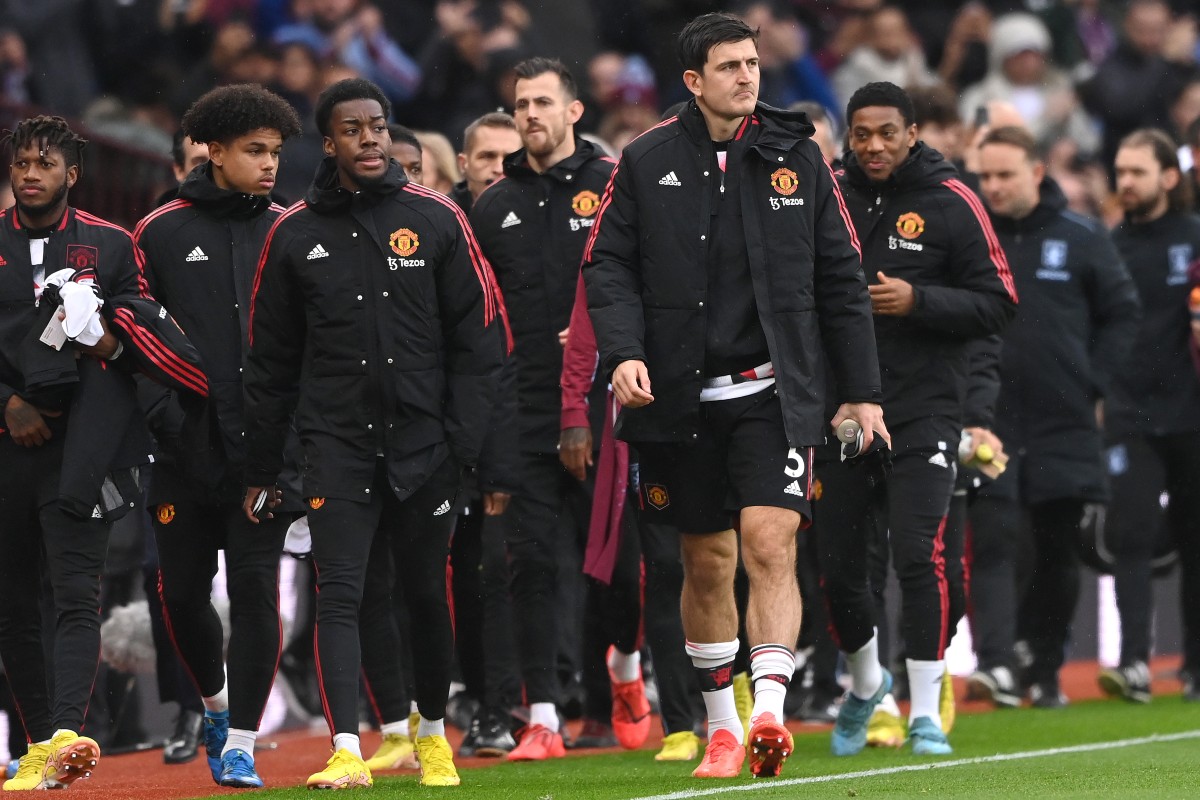 Villa Man Utd Maguire Fred Martial