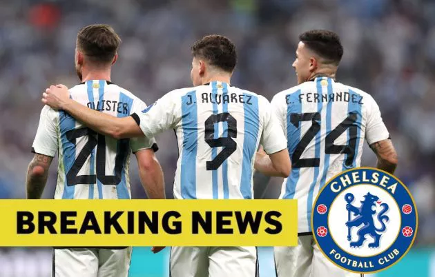 alvarez mac allister fernandez breaking news chelsea