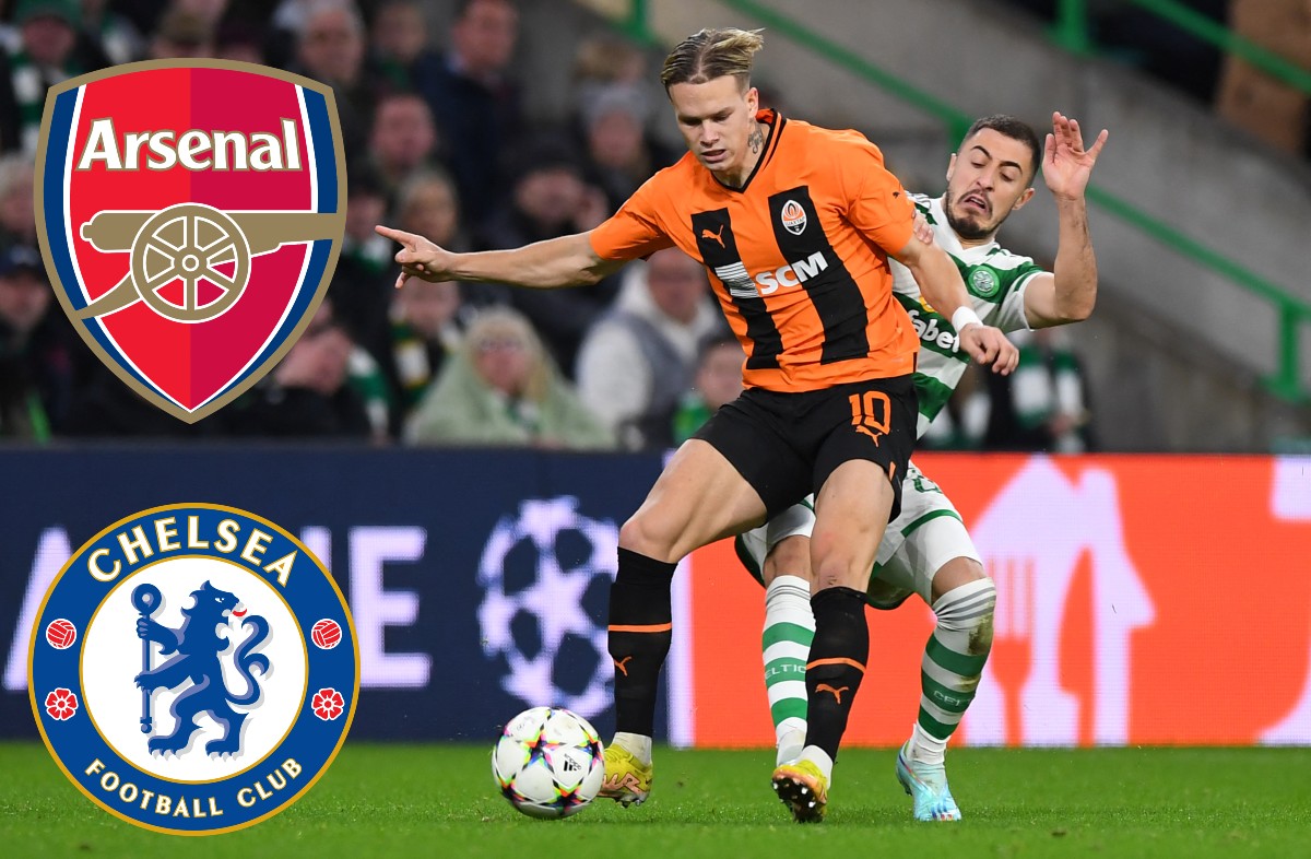 arsenal chelsea shakhtar celtic mudryk