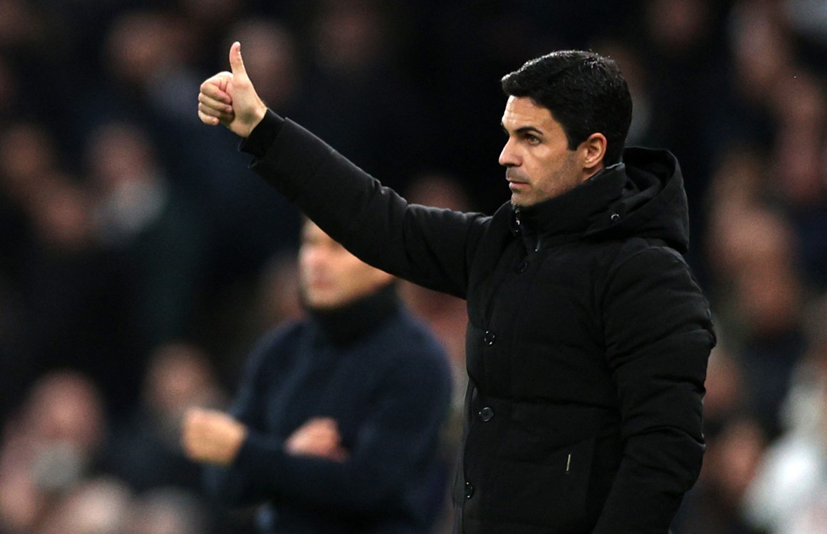 arteta arsenal 2-0 spurs
