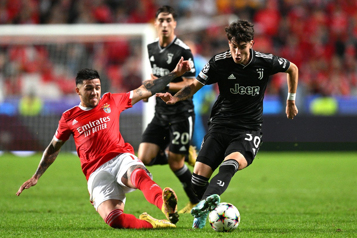 benfica vs juventus enzo fernandez