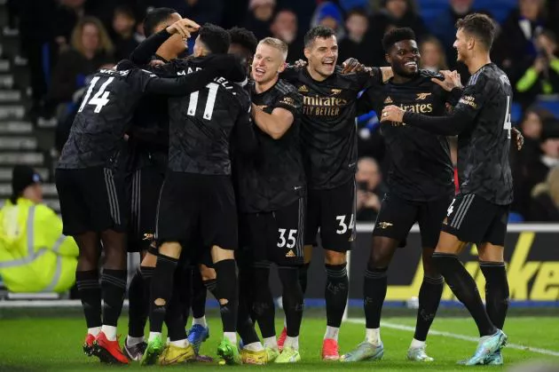brighton 2-4 arsenal