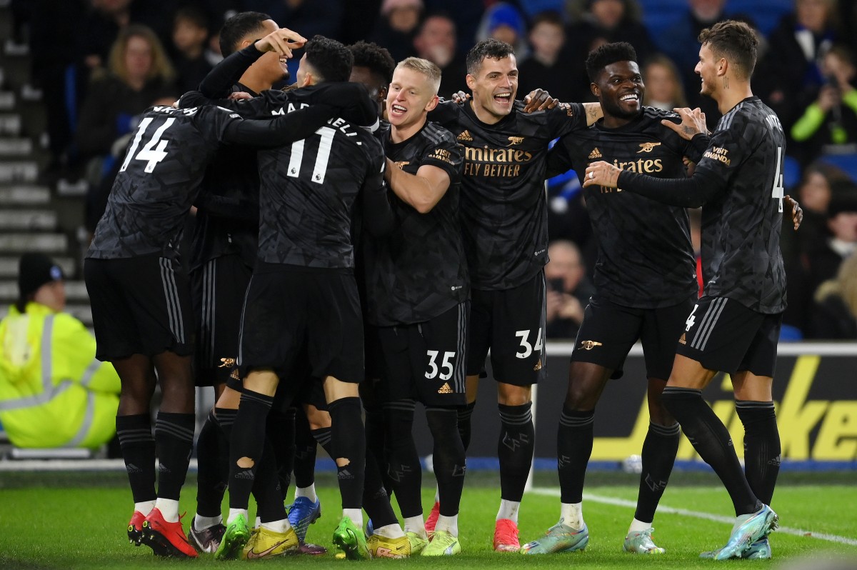 brighton 2-4 arsenal