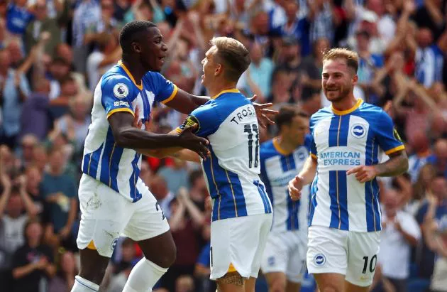 brighton trossard caicedo mac allister