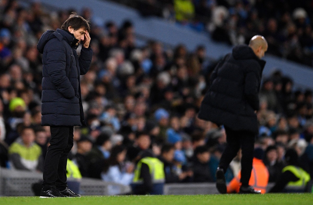 conte guardiola city 4-2 spurs