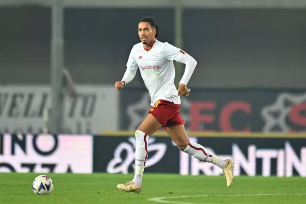hellas verona as roma chris smalling