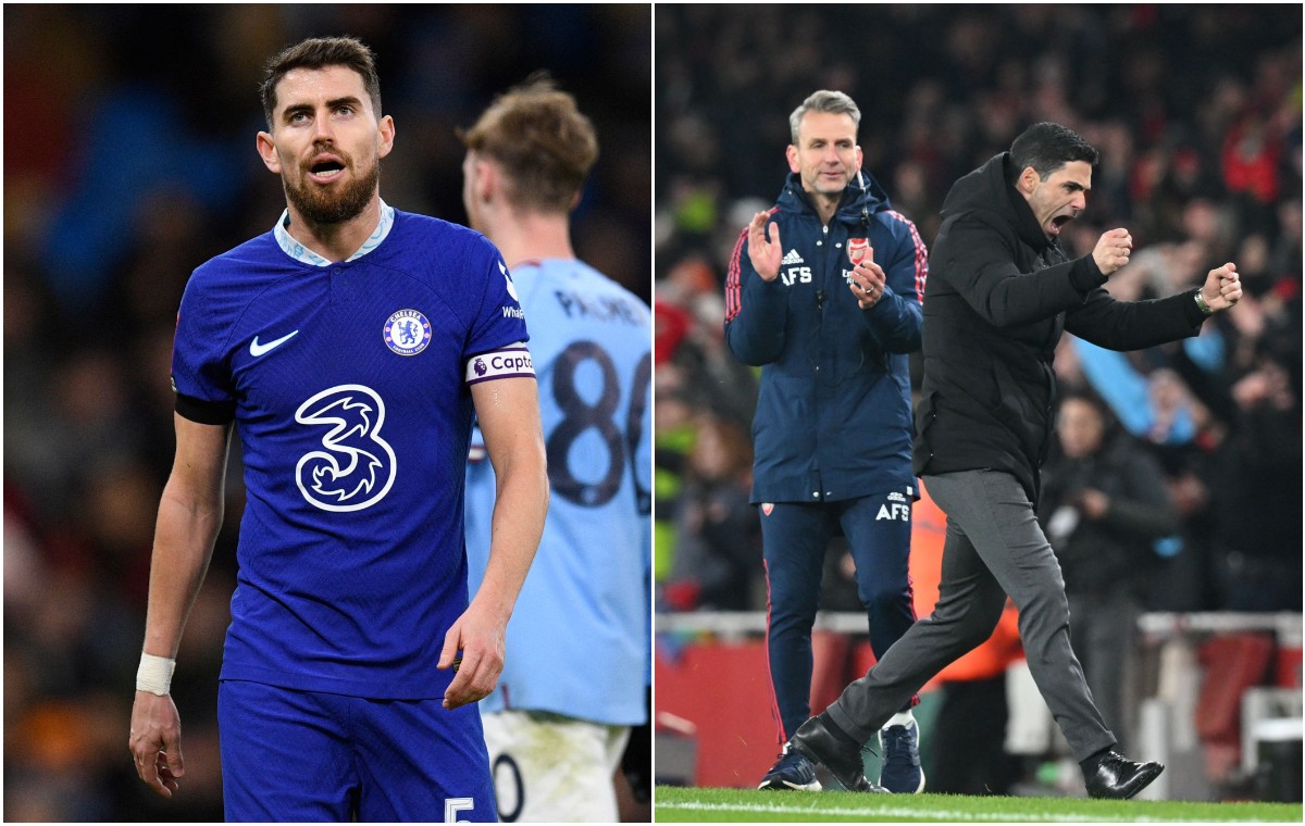 jorginho arteta chelsea arsenal
