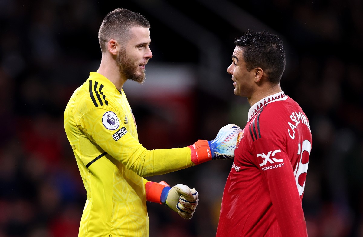 man united david de gea casemiro