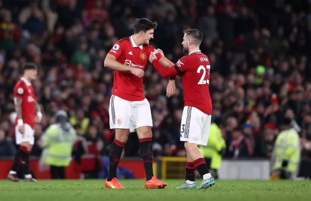 manchester united harry maguire luke shaw