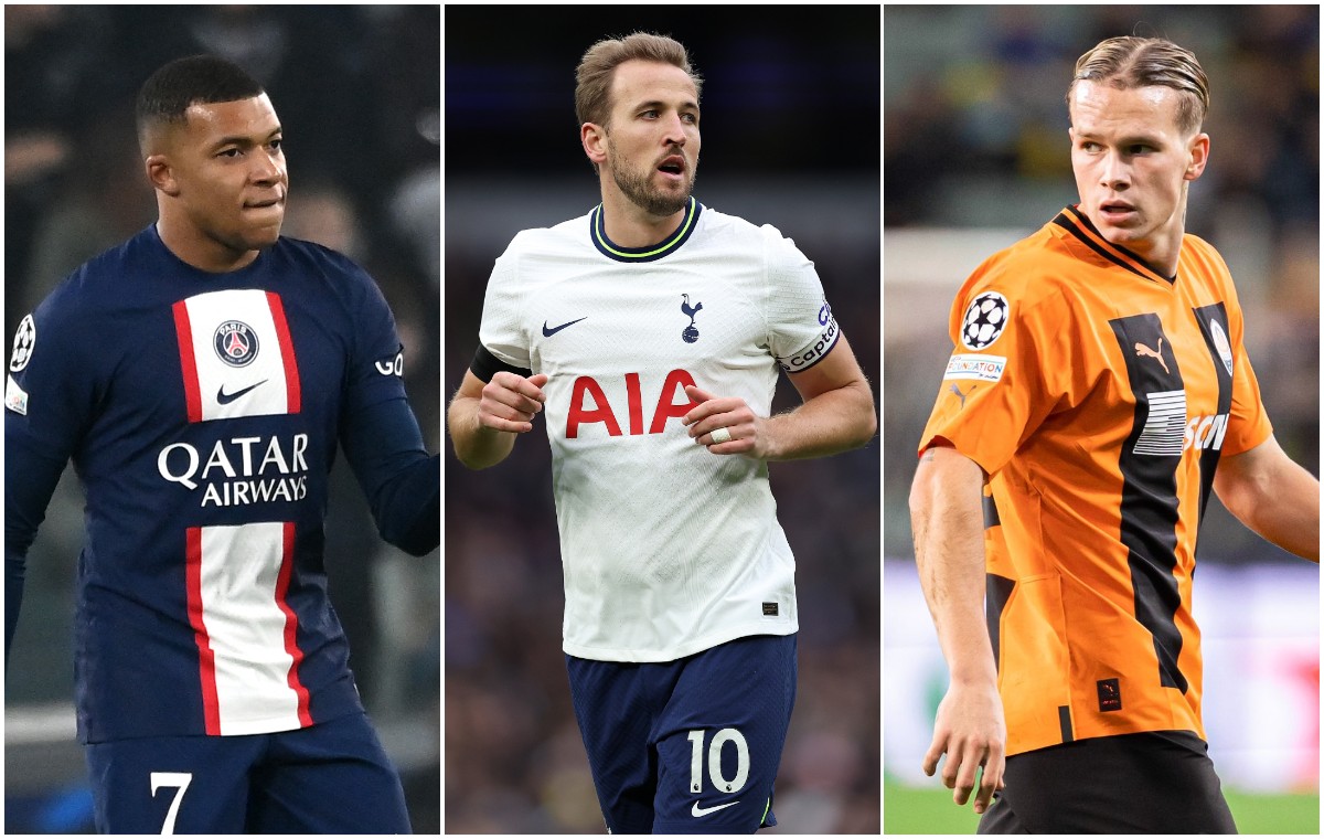 mbappe kane mudryk
