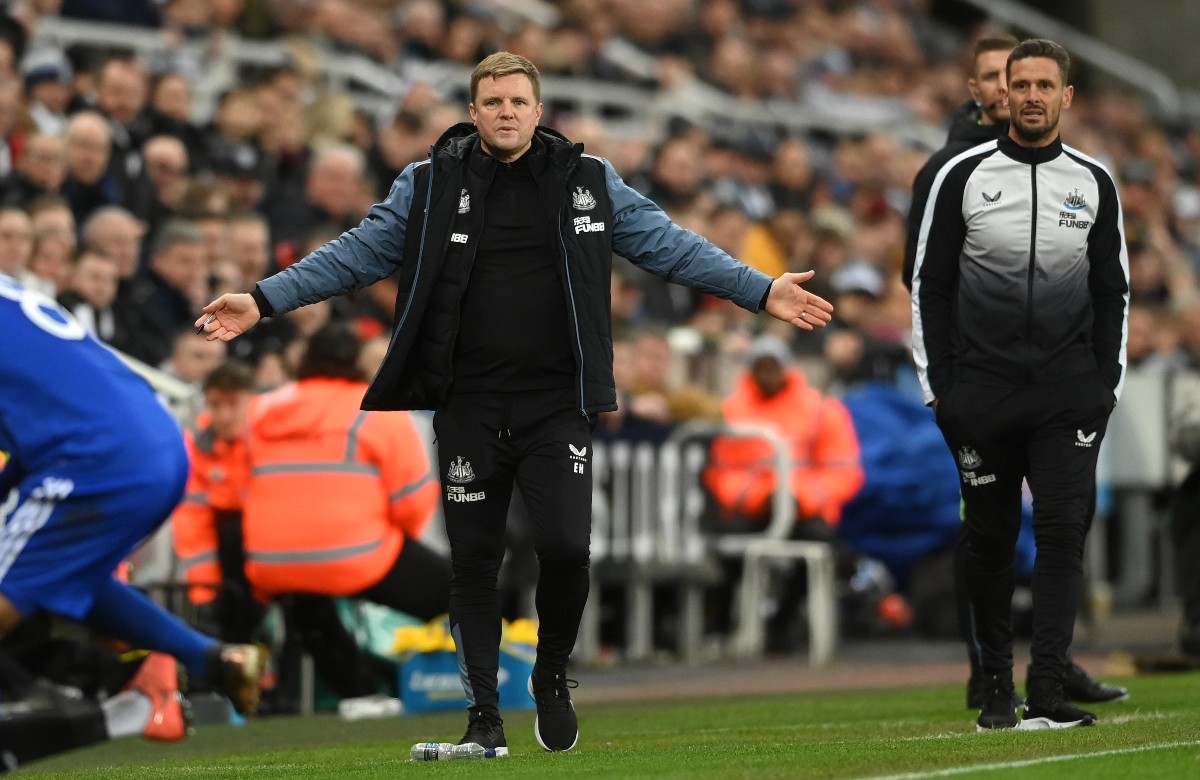newcastle vs leicester premier league howe