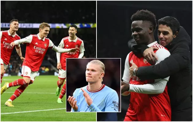 odegaard haaland saka arteta