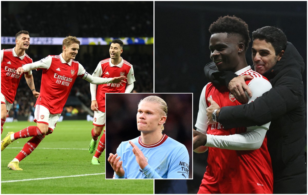 odegaard haaland saka arteta