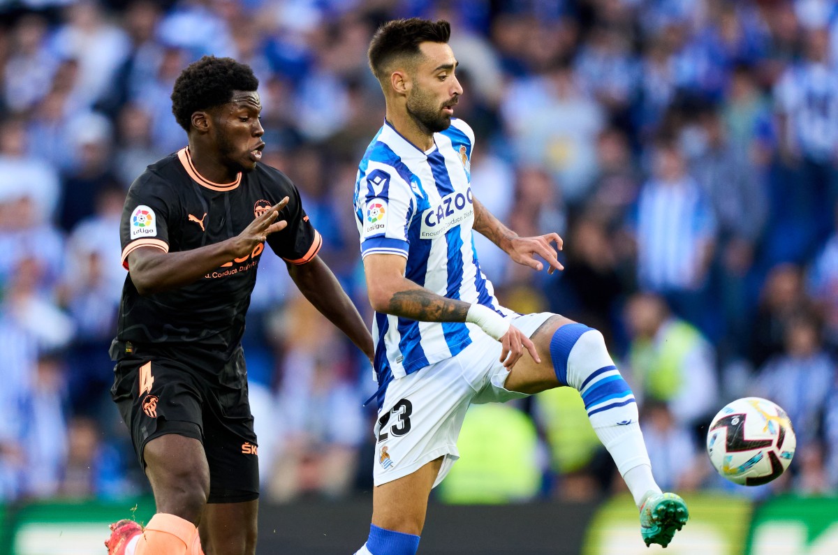 real sociedad vs valencia la liga yunus musah