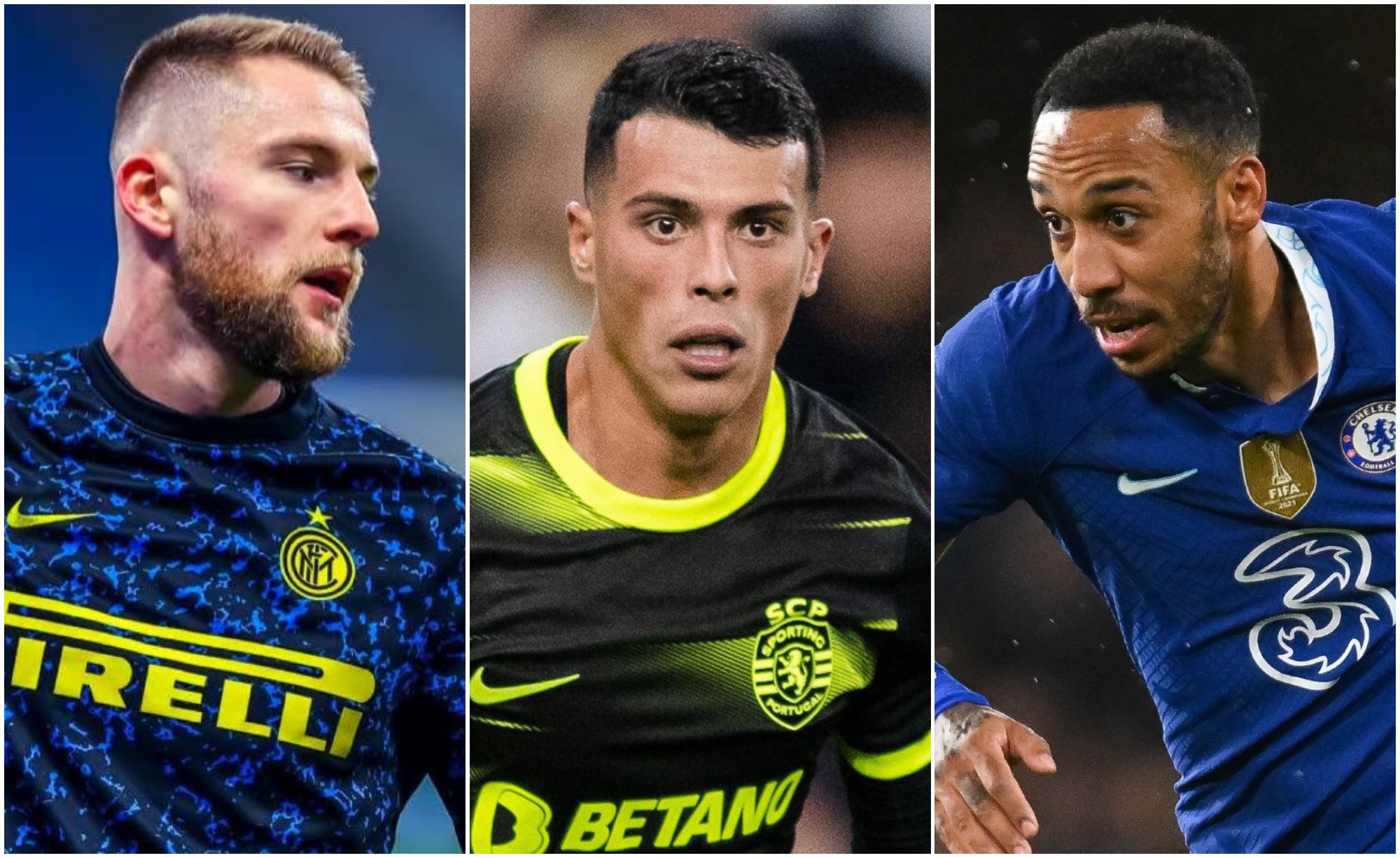 skriniar porro aubameyang