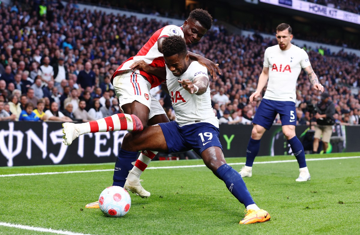 spurs arsenal saka sessegnon