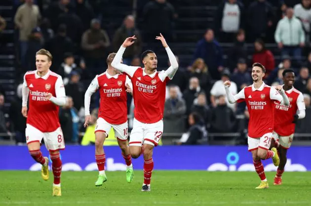 tottenham arsenal odegaard saliba vieira