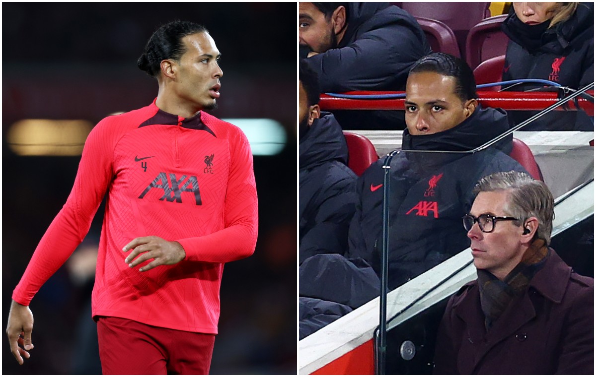van dijk injury vs brentford