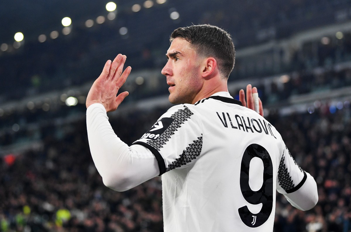 Juve vs Fiorentina Dusan Vlahovic