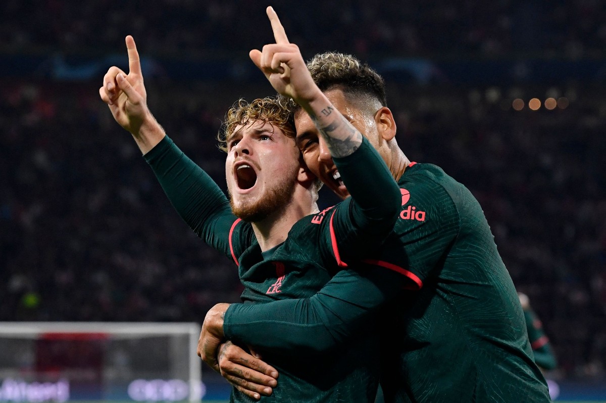 ajax liverpool elliott firmino