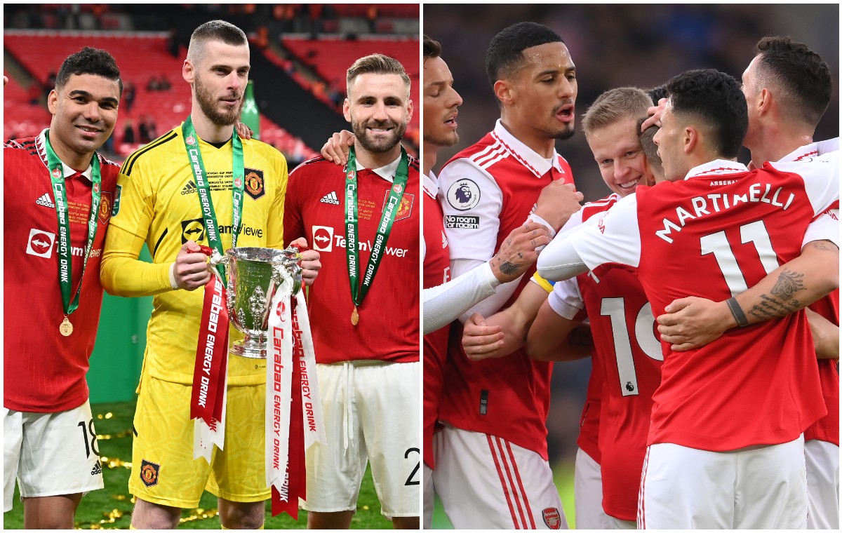 casemiro de gea shaw martinelli saliba zinchenko trossard