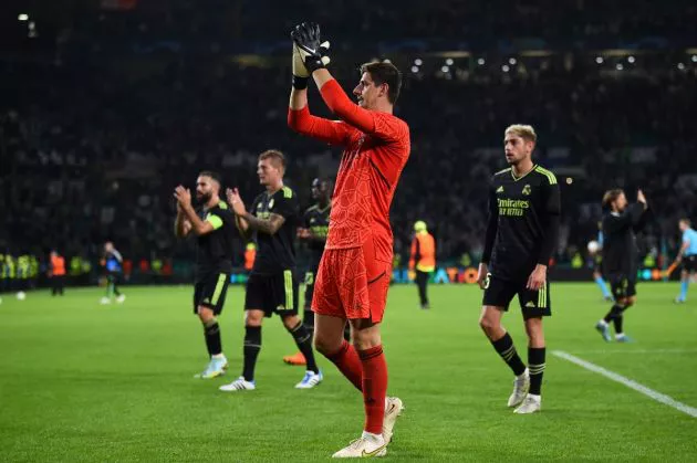 courtois celtic real madrid