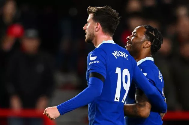 forest vs chelsea mason mount raheem sterling