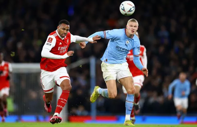 gabriel haaland arsenal manchester city