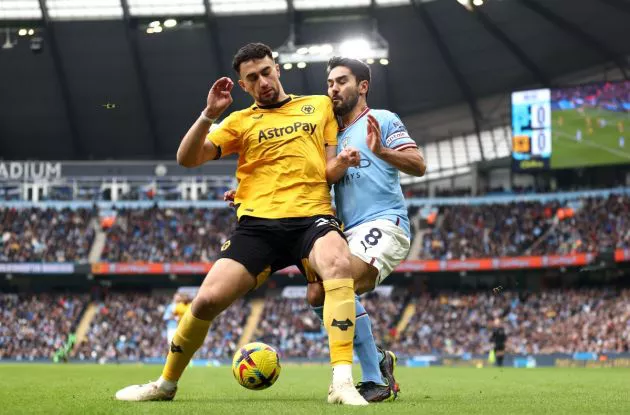 man city wolves kilman gundogan