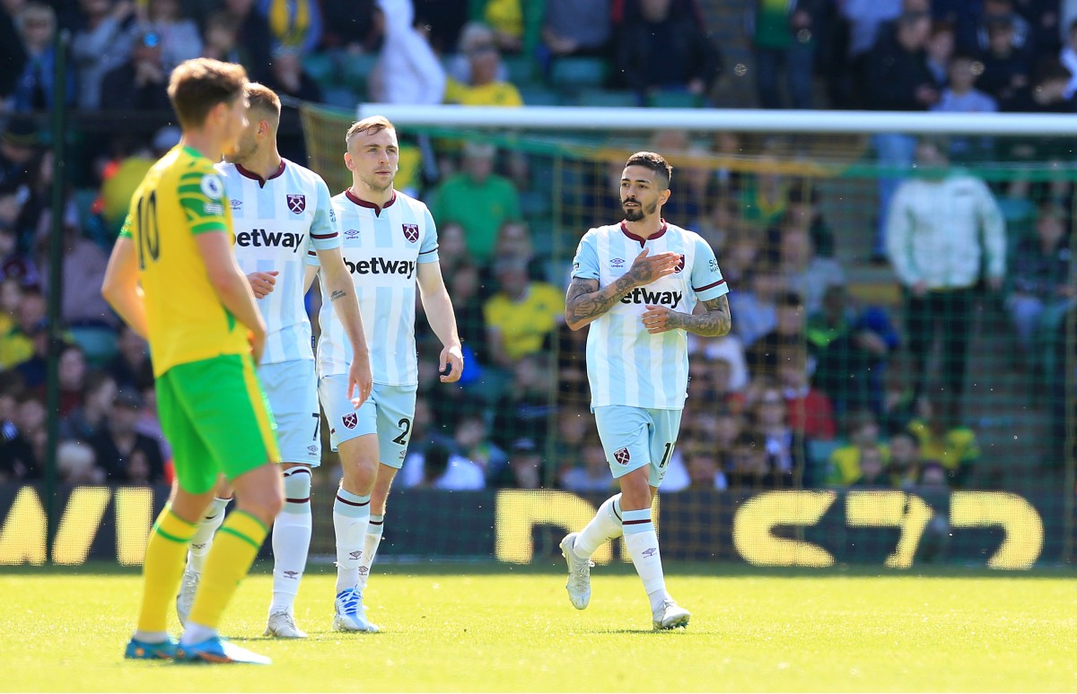 norwich west ham bowen lanzini