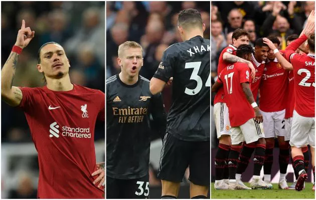 nunez zinchenko xhaka rashford