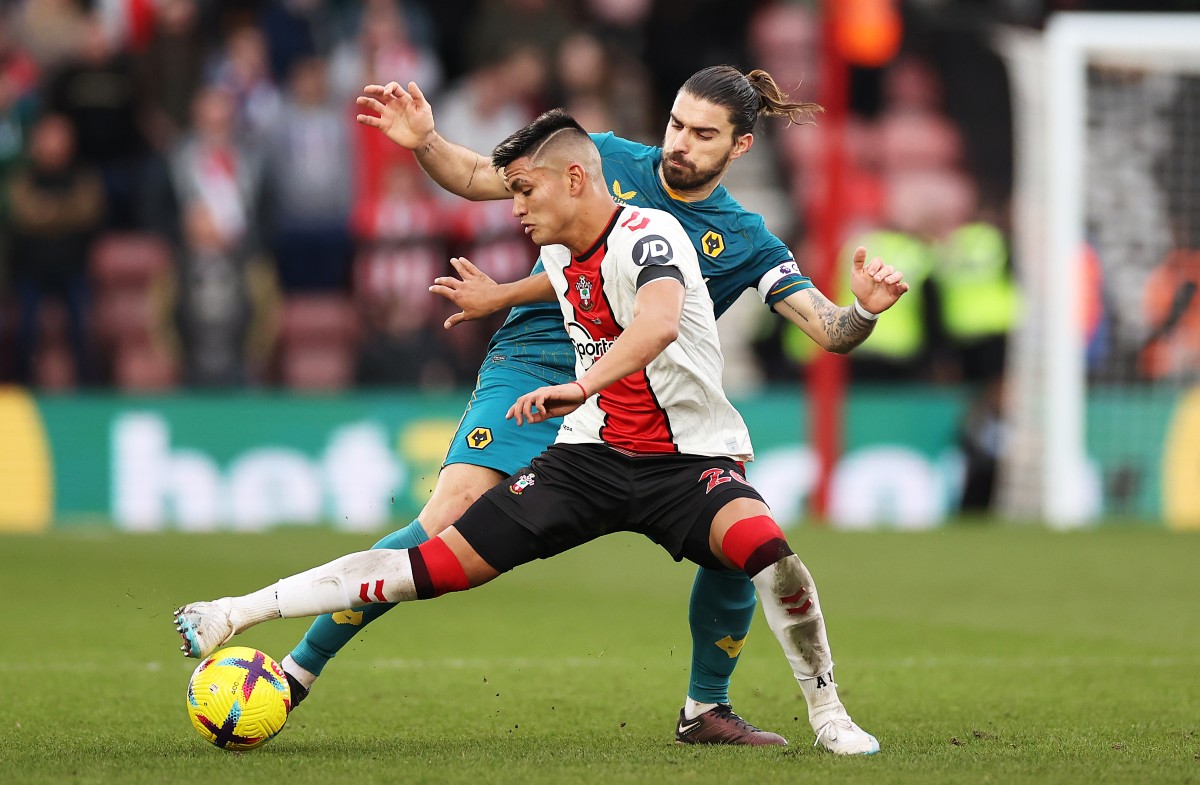ruben neves wolves vs southampton