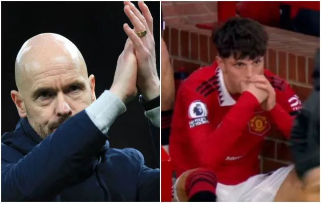 ten hag garnacho man united palace