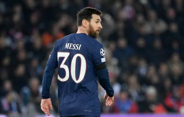 Messi 30 PSG vs Bayern