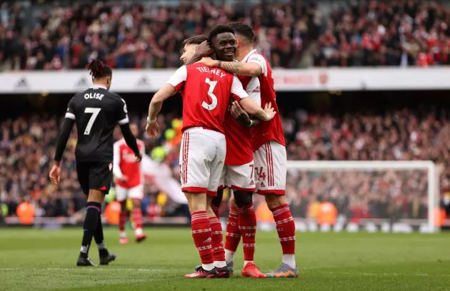 arsenal 4-1 crystal palace kieran tierney bukayo saka