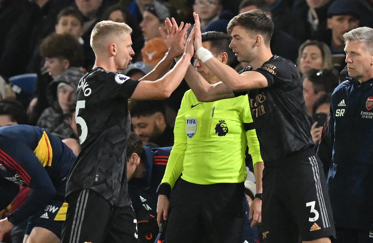 arsenal zinchenko and tierney