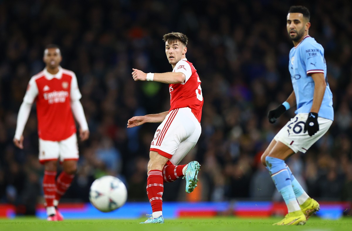 city arsenal kieran tierney riyad mahrez