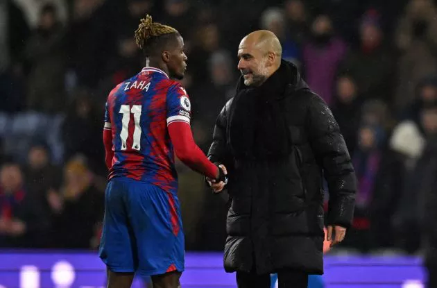 crystal palace zaha guardiola manchester city