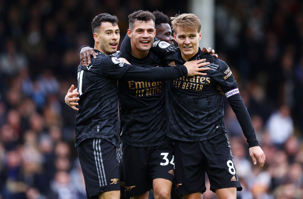 fulham vs arsenal premier league martinelli xhaka odegaard