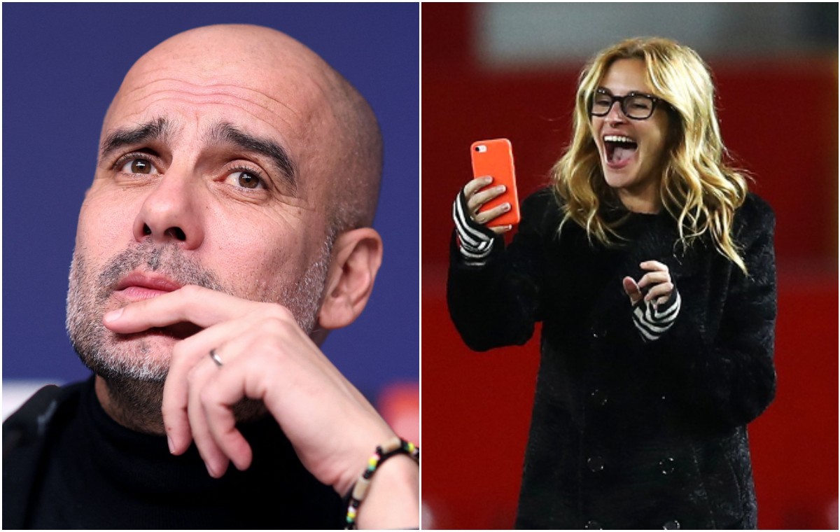 pep guardiola julia roberts